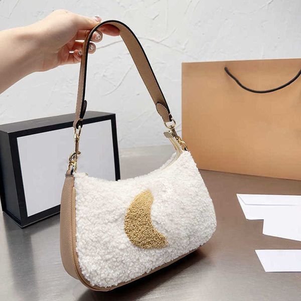 

evening bags the tote bag luxurys handbag women designer vintage furry underarm shoulder fashion purse handbags 221027