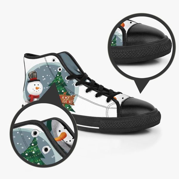 

custom shoes high canvas shoes accept customization uv printing process mens womens white black sports sneakers trainer size 38-45 color41