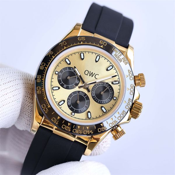 

men automatic mechanical quartz battery watch fashion trend business calendar waterproof stainless steel sports big dial watches, Slivery;brown