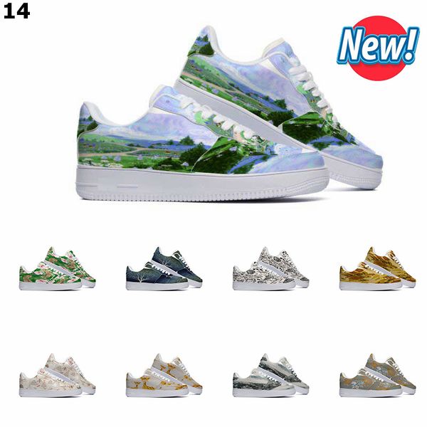

designer custom shoes running shoe men women hand painted anime fashion mens trainers sports sneakers color14