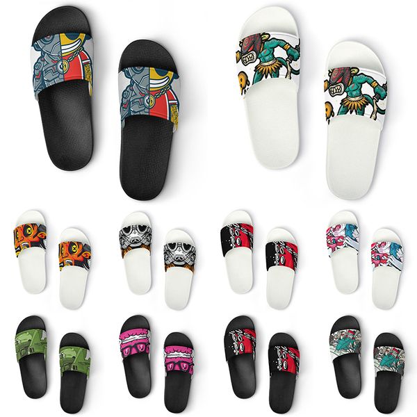 

dress slippers shoes pvc men custom women diy home indoor outdoor sneakers customized beach trainers slip-on color246995 ized486 ized882 ize, Black