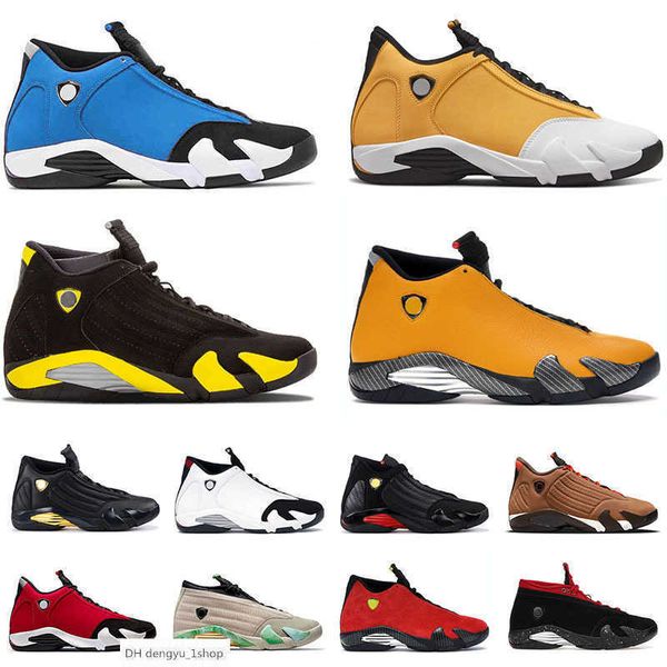 

mens jumpman 14 14s xiv designer basketball shoes ginger red lipstick gym blue red toro university golden thunder sports jordas, Black