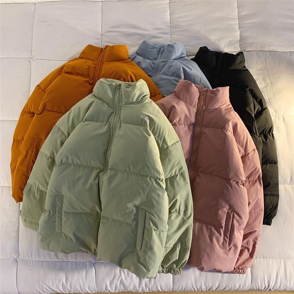 

men's down parkas men harajuku colorful bubble coat winter jacket mens streetwear hip hop parka korean black clothes puffer jackets 221