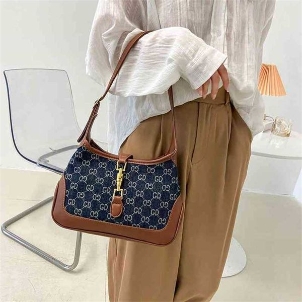 

denim underarm bag stick women's bag summer vintage women's messenger shoulder bag outlet black friday j8jx