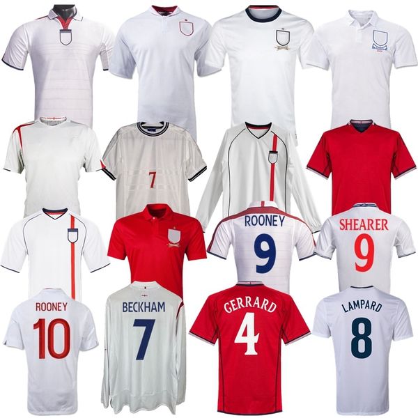 

2000 20002 2004 retro soccer jerseys 2003 2005 2007 2006 2008 2010 2012 2013 gerrard beckham lampard rooney owen terry england classic vinta, Black;yellow
