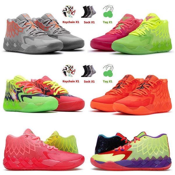 

2023 high shoesbasketball shoes sneakers trainers blue buzz rock ridge red beige black for men authentic 1 lamelo ball 1s mb.01 mens queen c