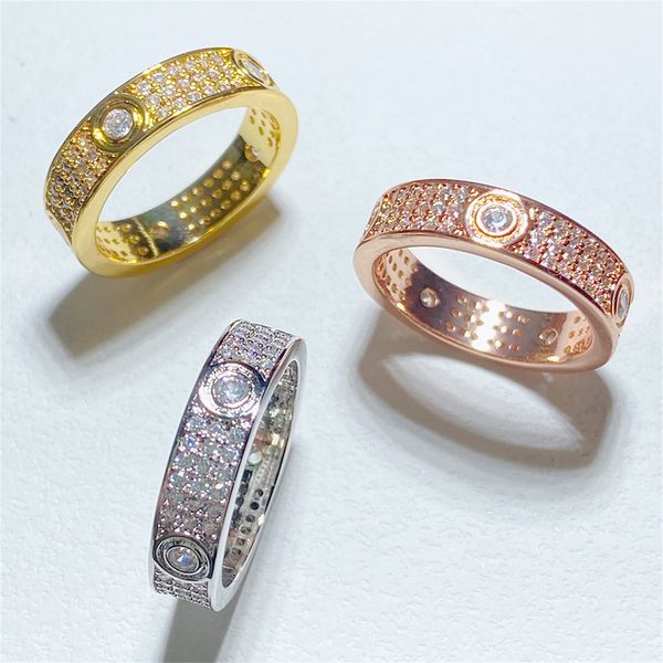 

ring designer rings carti love screw mens rings classic luxury designers jewelry women titanium steel alloy, Silver