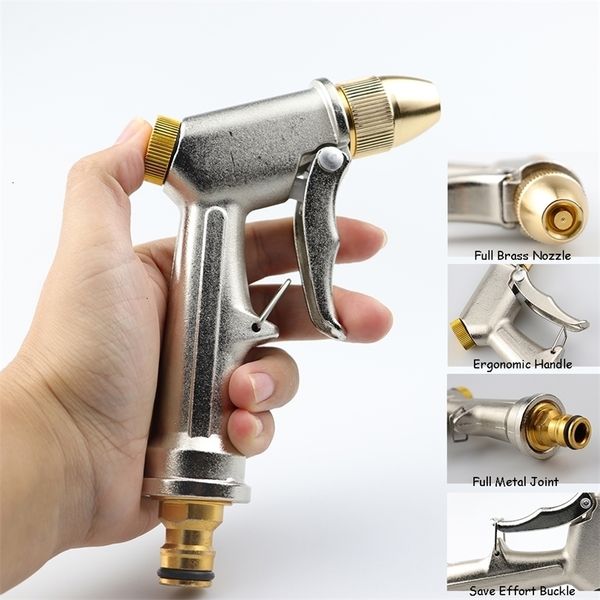 

garden hoses hose nozzle sprayer mutifunctional handheld water high pressure for hand watering plants and lawn car washing pet 221116