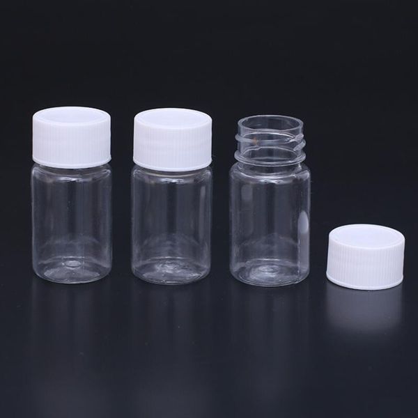 

500pcs/lot 15ml/15g transparent pet pill bottle packing plastic bottle with aluminium foil pad lx9314