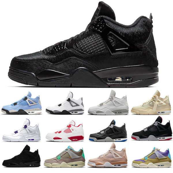 

4s new basketball shoes for man black cat taupe haze desert moss court purple travis white cement oreo sail olivia kim orange metallic fire