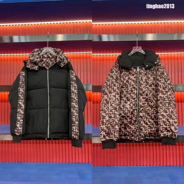 

men's down coat parka jackets women jacket hooded premium casual outdoor winter warm thickened zipper parkas short designer coats for m, Red