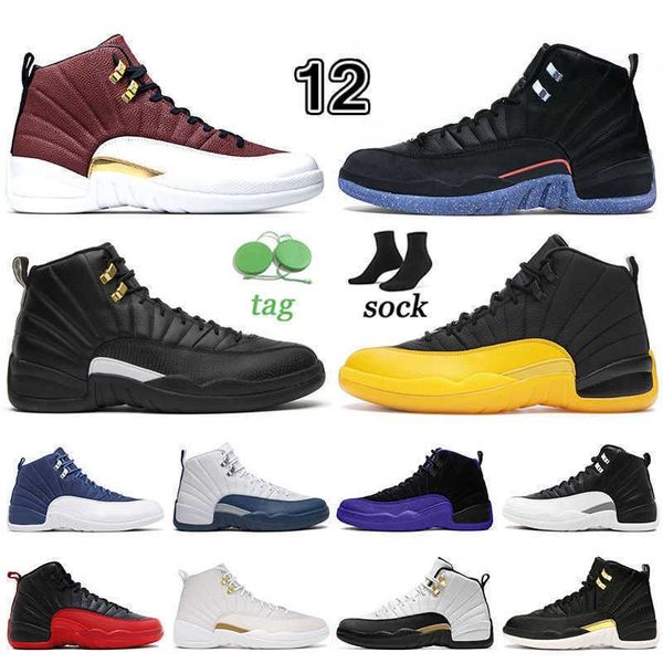 

men jumpman 12 12s basketball shoes black taxi utility roal university blue low easter metallic gold dark grey bulls flu game jo