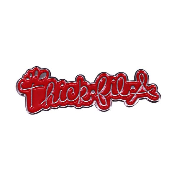 

thick fil a pins will brighten your day almost as much as some fried chicken, Blue