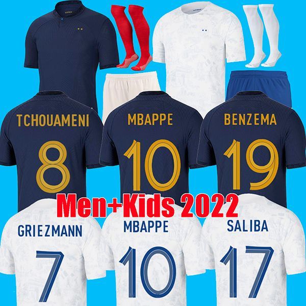

maillots de football 2022 soccer jerseys french benzema football shirts mbappe griezmann pogba kante maillot foot kit shirt hommes enfants m, Black;yellow