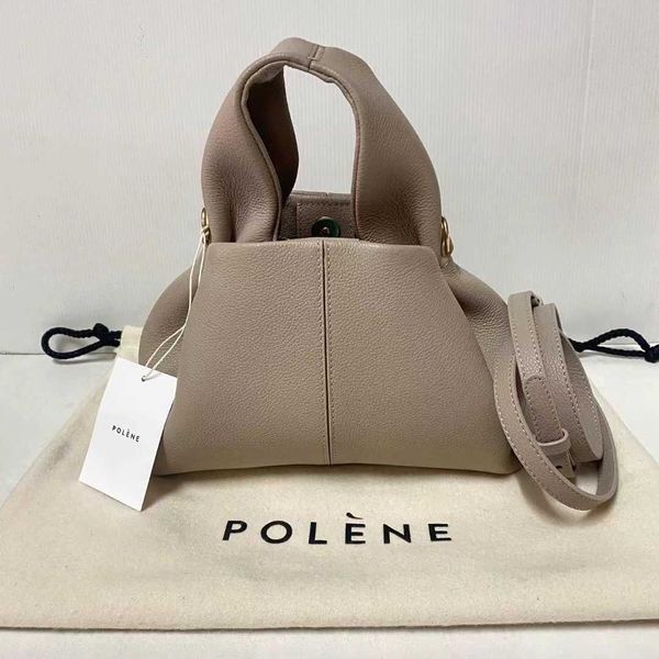 

polene big small french light luxury female handbag cloud bag leather messenger portable women's bags dumpling