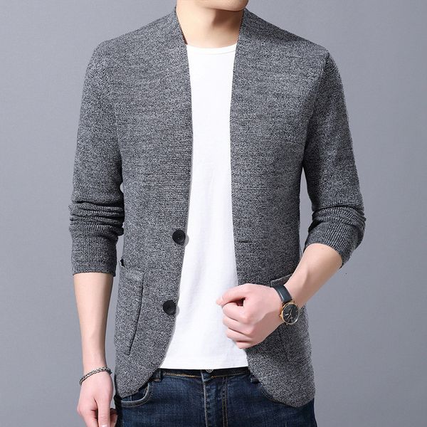 

men's sweaters sweater cardigan men's wool single breasted simple solid color style loose knit jacket coat asian size m4xl 221116, White;black