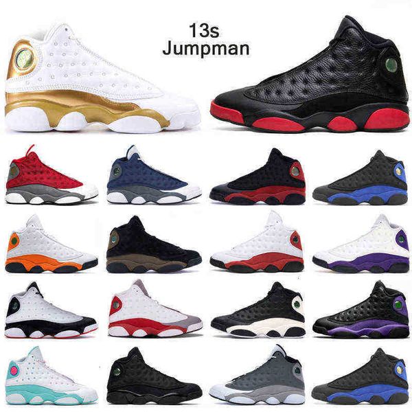 

shoes er dress men women 13s basketball jumpman 13 red flint hyper blue court purple chicago lakers rivals mens trainers sport sneakers, Black