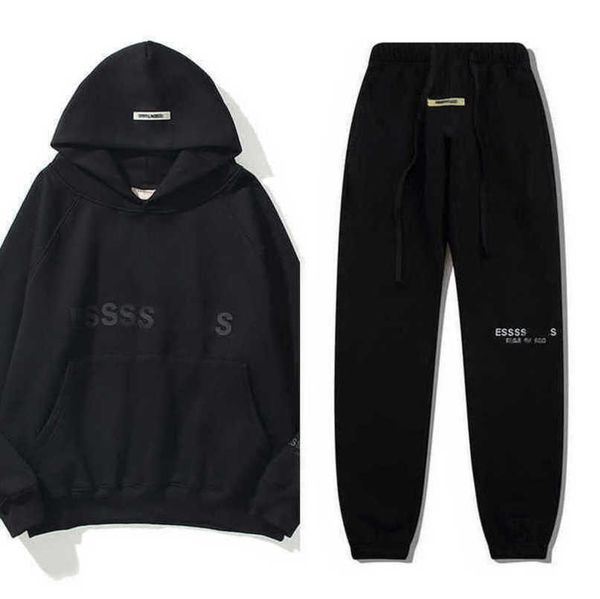 

fashion men's luxury sweatshirts tracksuits brand es letter hoodies sports pants suit boy hooded sweater casual pullover men women cou, Gray