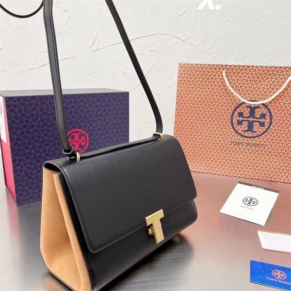 

handbags t0ryburchs designer cowhide single fashion versatile star same women's foreign style shoulder crossbody bag