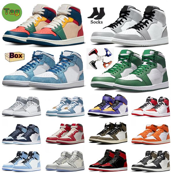 

j1 jumpman 1 women mens basketball shoes 1s high og starfish lost found us 12 13 sneakers white unc heirloom dark mocha trainers sports eur