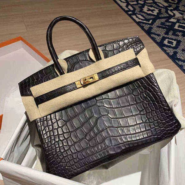 

designer birkins handbags herme crocodile leather women's cowhide bag