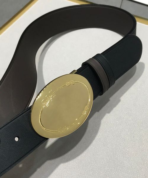 

mens black leather belt luxury gold buckle oval casual jean belts, Black;brown