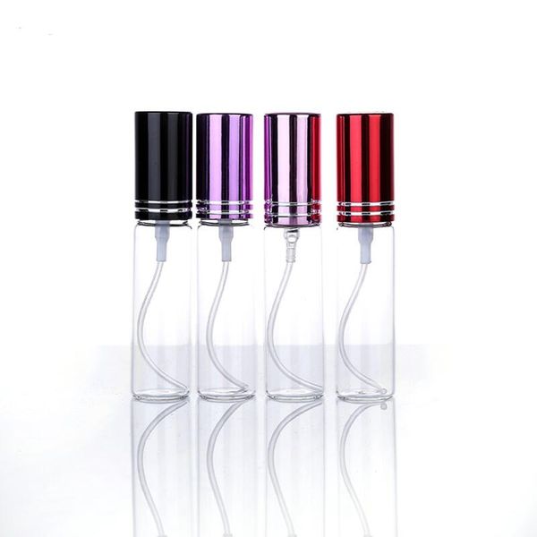 

mini 10ml metal empty glass perfume refillable bottle spray perfume atomizers bottles lx8231