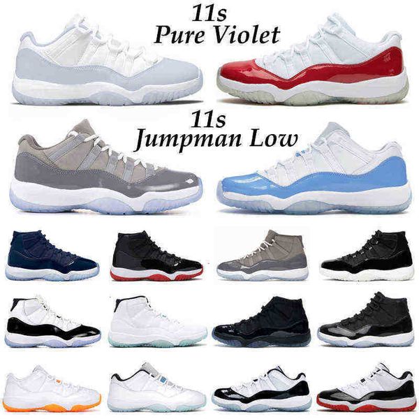 

shoes jumpman dress 11 low basketball men women 11s pure violet cherry cool grey midnight navy 25th anniversary bred mens trainers sport sne, Black