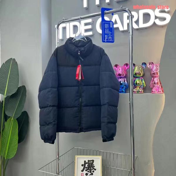 

men's down jackets coat parka women jacket hooded premium casual outdoor winter warm thickened zipper parkas short designer coats for m, Blue;black