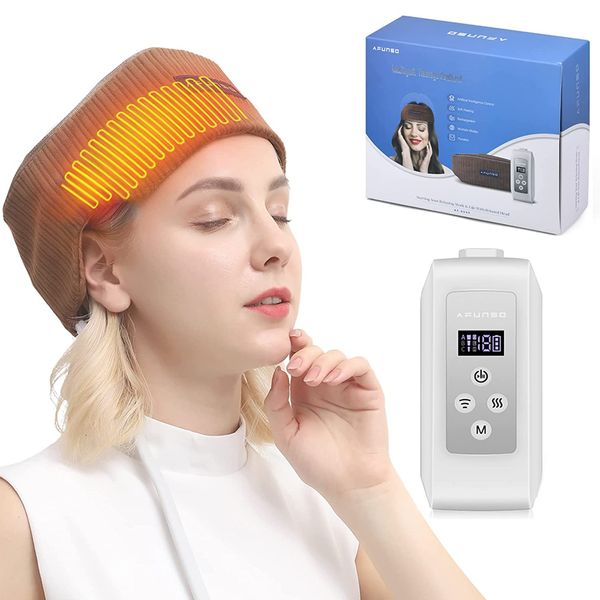 

head massager electric heated air pressure therapy scalp with 3 modes for deep sleeping stress relief health care 221116