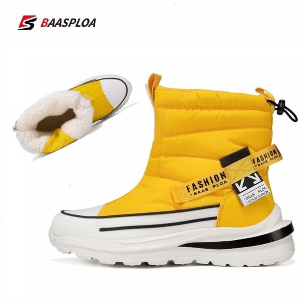 

dress shoes baasploa 2022 women boots fashion plush winter nonslip wearresistant boot comfortable female warm 221116, Black
