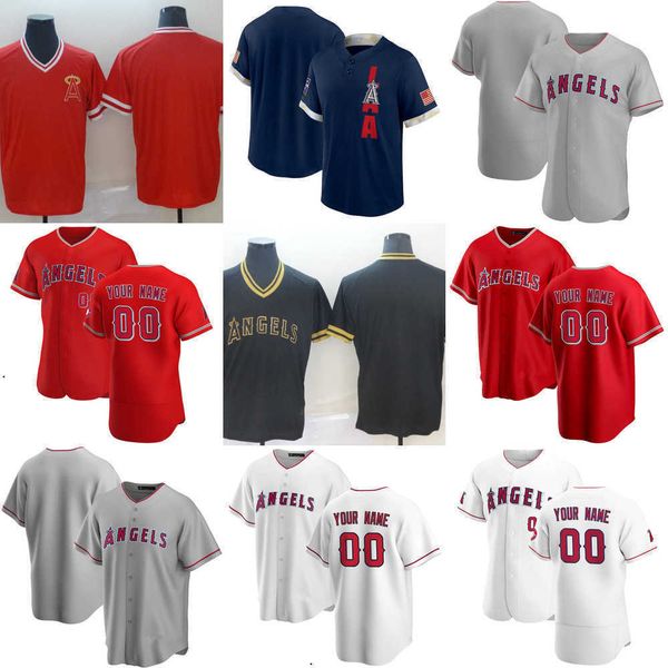 

2021 custom jersey los angeles''angels''mens women youth shohei 17 ohtani mike 27 trout anthony 6 rendon jo 59 adell bas, Blue;black