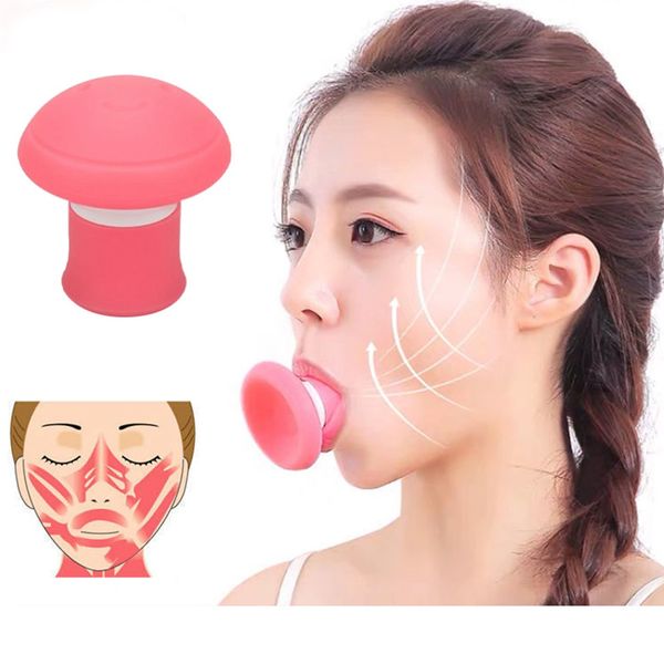 

silica gel mouth jaw exerciser slimming face lift tool chin v face lifting double thin removal blow breath exercisers 298