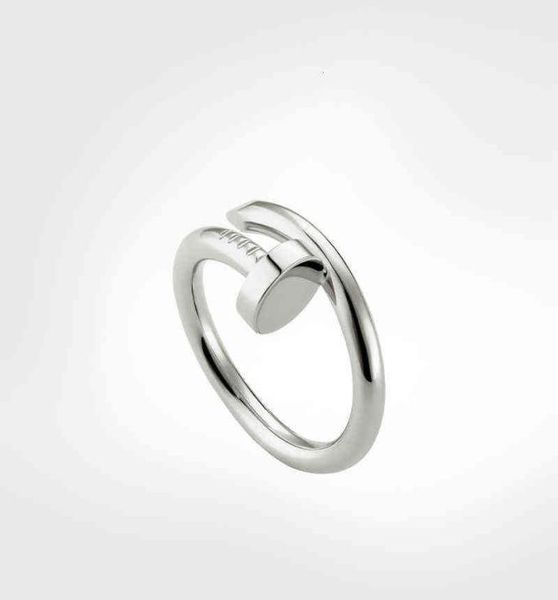 

nail ring mens band rings diamonds designer luxury jewelry women titanium steel alloy goldplated craft gold silver rose never fad1007907
