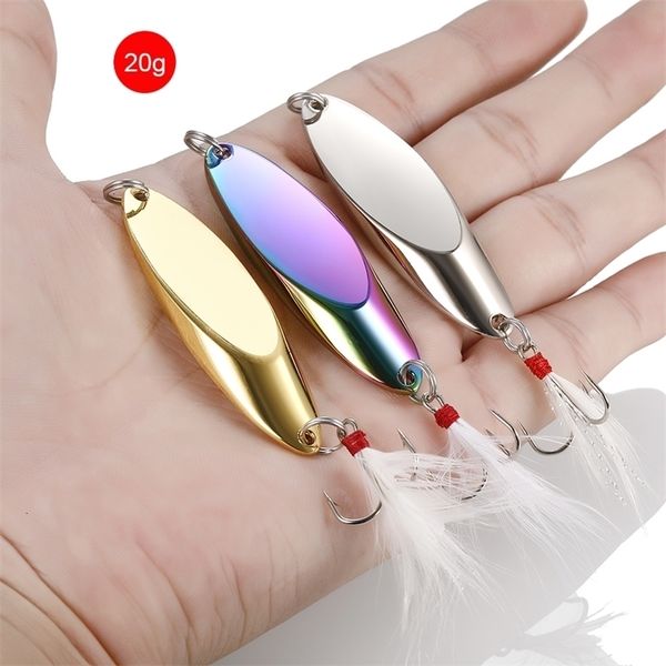 

baits lures 1pcs metal spinner spoon trout fishing lure hard bait sequins paillette artificial spinnerbait fish tools 25g42g 221116