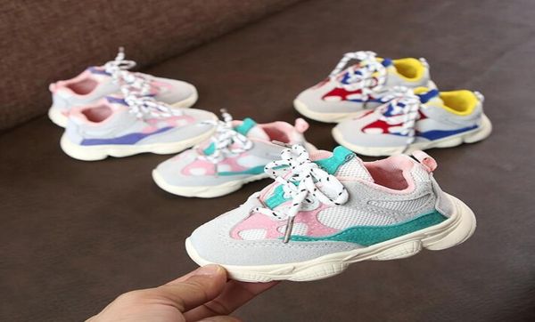 

2021 spring autumn baby girl boy toddler infant casual running kids shoes soft bottom comfortable stitching color children sneaker5269938