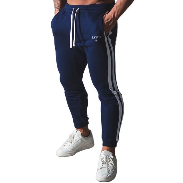 

men's pants cotton joggers men casual skinny sweatpants autumn running trousers male track gym fitness training sports bottoms 221116, Black