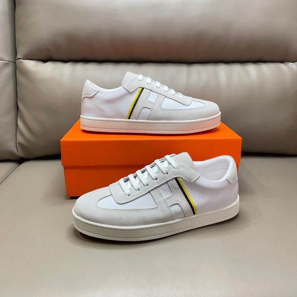 

luxury designer men's leisure sports shoes fabrics using canvas and leather a variety of comfortable materialsize38-45 asdadadasdadaasa, Red;white