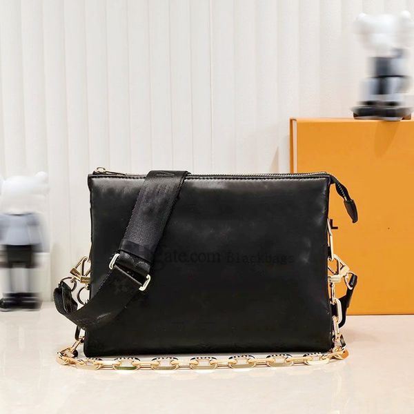 

luxurys fashion coussin women designers bag genuine calf leather embossed chain carry purse clutch crossbody handbag shouler bag