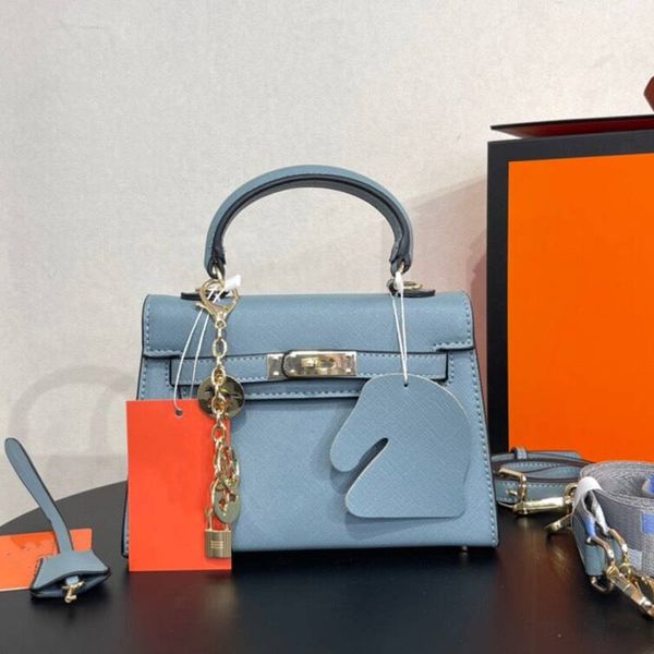 

mini size 20cm bag crocodile palm print genuine leather totes fashion designer women square flap handbag letter h cross body clutch luxury