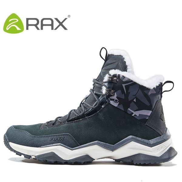 

dress shoes rax waterproof hiking men winter outdoor sneakers for snow boots plush mountain snowboots tourism jogging shoe 221116, Black