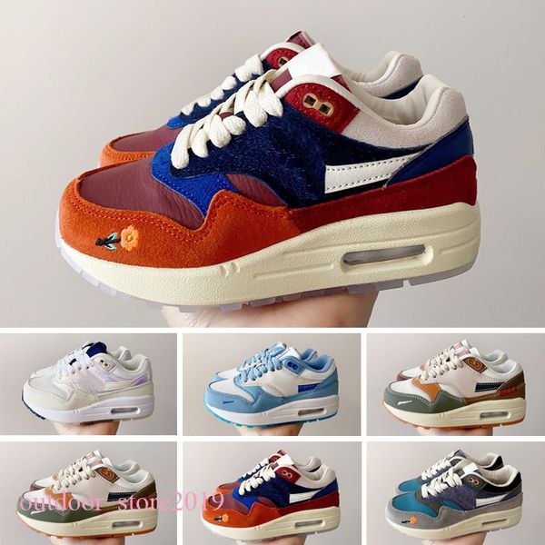 

cushion 1 87 kids running shoes have a day og patta x 1s 87s anniversary red light iron white black black leopard womens outdoor trainers sn