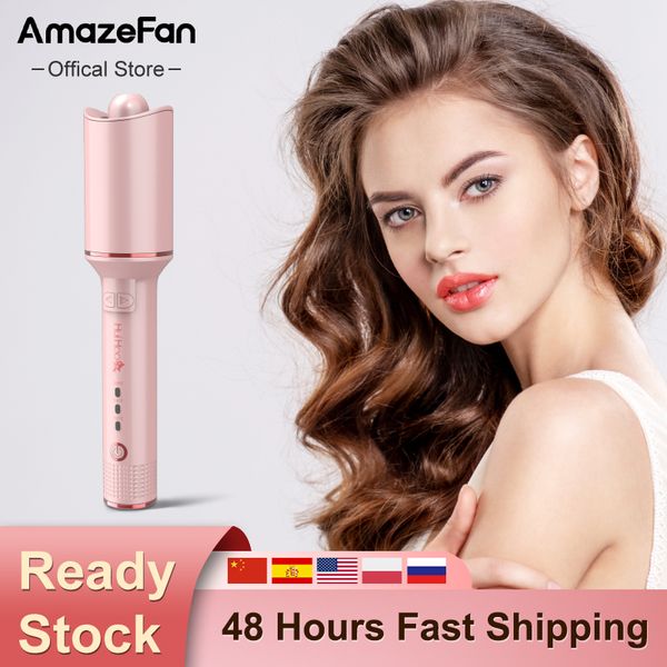 

curling irons amazefan automatic iron rotating curls waves ceramic curly magic hair care curler professional styling tools 221116