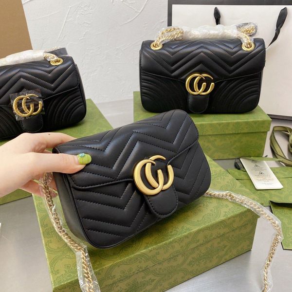 

fashion marmont women luxurys designers bags 446744 real leather handbags chain cosmetic messenger shopping shoulder bag totes lady wallet p