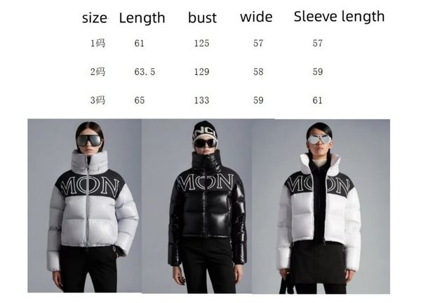 

moncler designer woman down clothing france brand bomber windshield parkas jacket style outerwear luxury fashion hombre casual street coat, Black