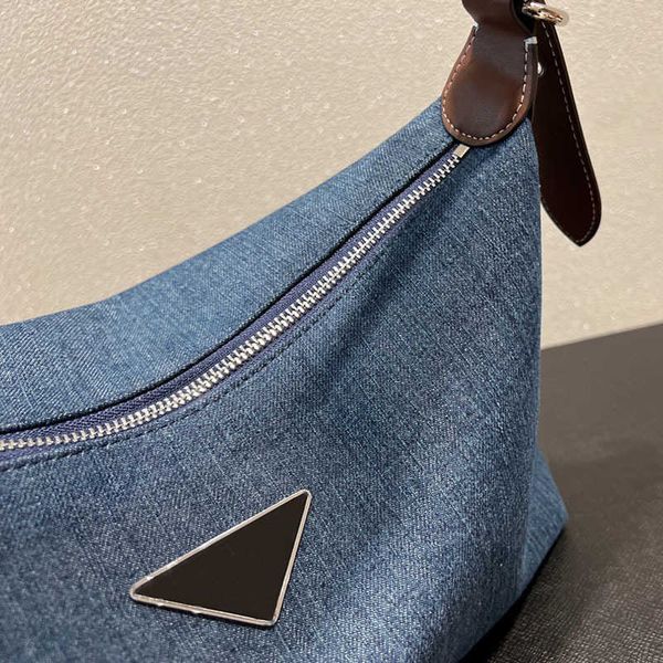 

evening bags designer shoulder bags luxurys handbag women fashion blue cowboy underarm bags simple canvas tote womens crossbody bag purses 2