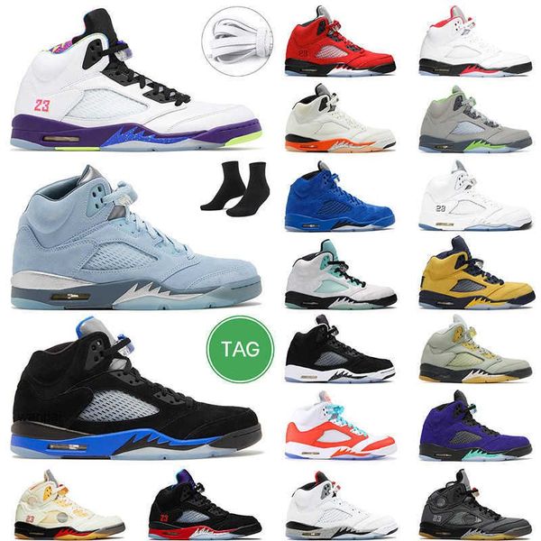 

5s oreo 5 retro men basketball shoes pro stars what the anthracite island green bean jumpman 5 prfc mens sport tr air jordas jorden shoe, Black
