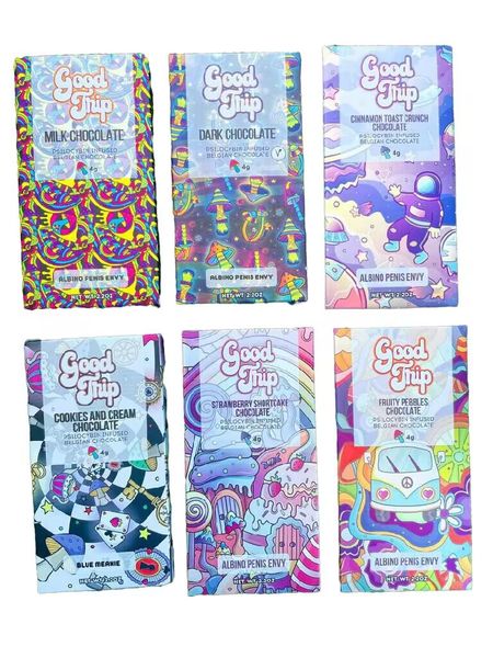 

customize good trips mushroom chocolate bar packaging boxes with compatible 15grid chocolate mold