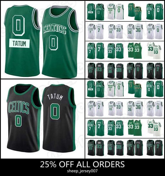 

jersey basketball''nba''boston''celtics''jayson 0 tatum retro larry 33 bird jaylen 7 brown marcus 36, Black;red