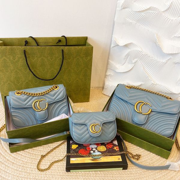 

designer bag shoulder marmont handbag versatile large capacity portable messenger leather bag single shoulder crossbody handbag 02